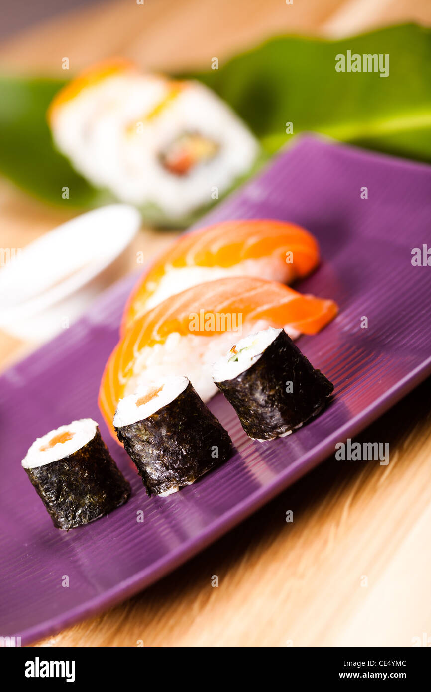 Sushi.Traditional Japanese food Stock Photo - Alamy