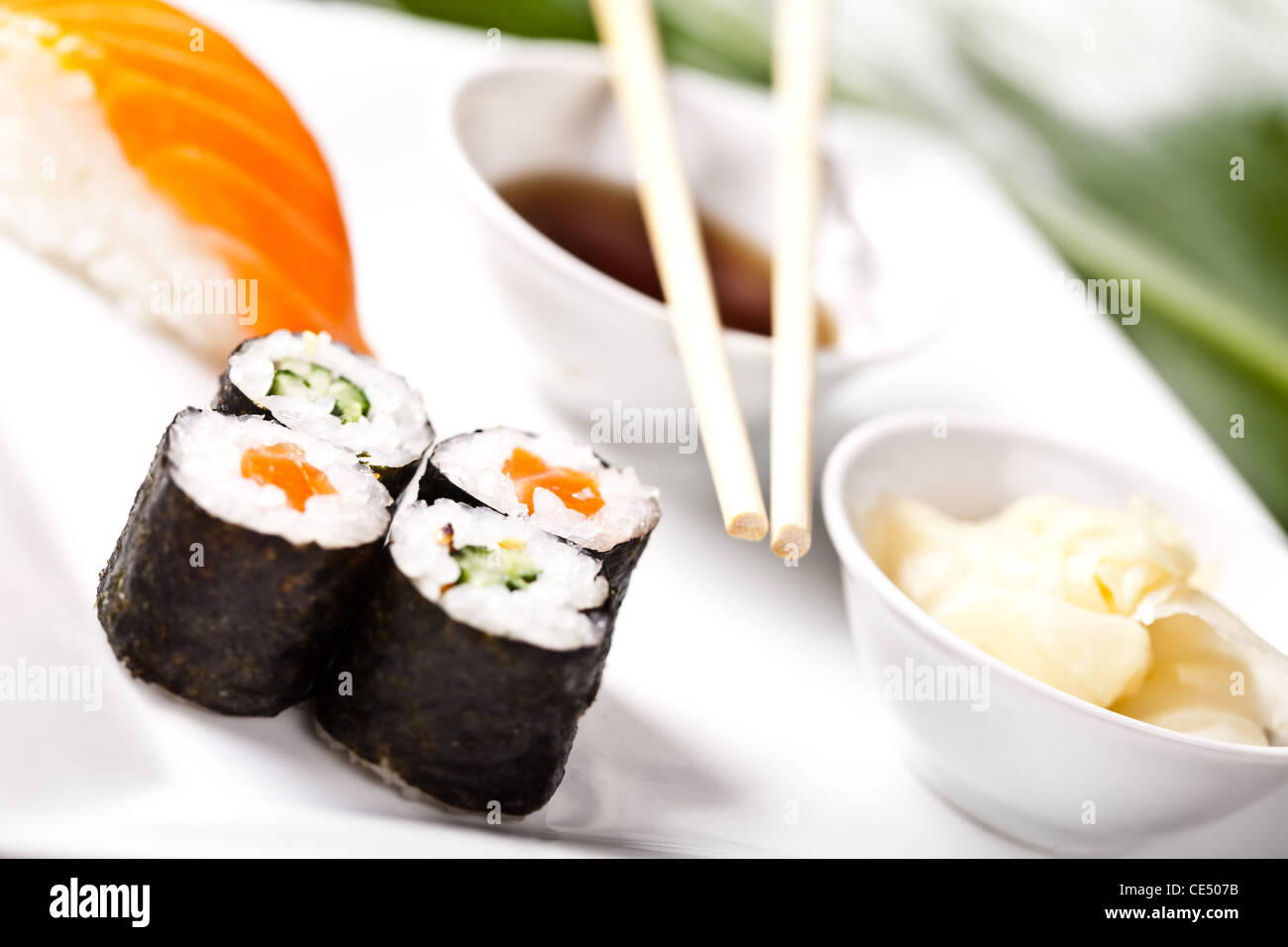 Sushi.Traditional Japanese food Stock Photo - Alamy