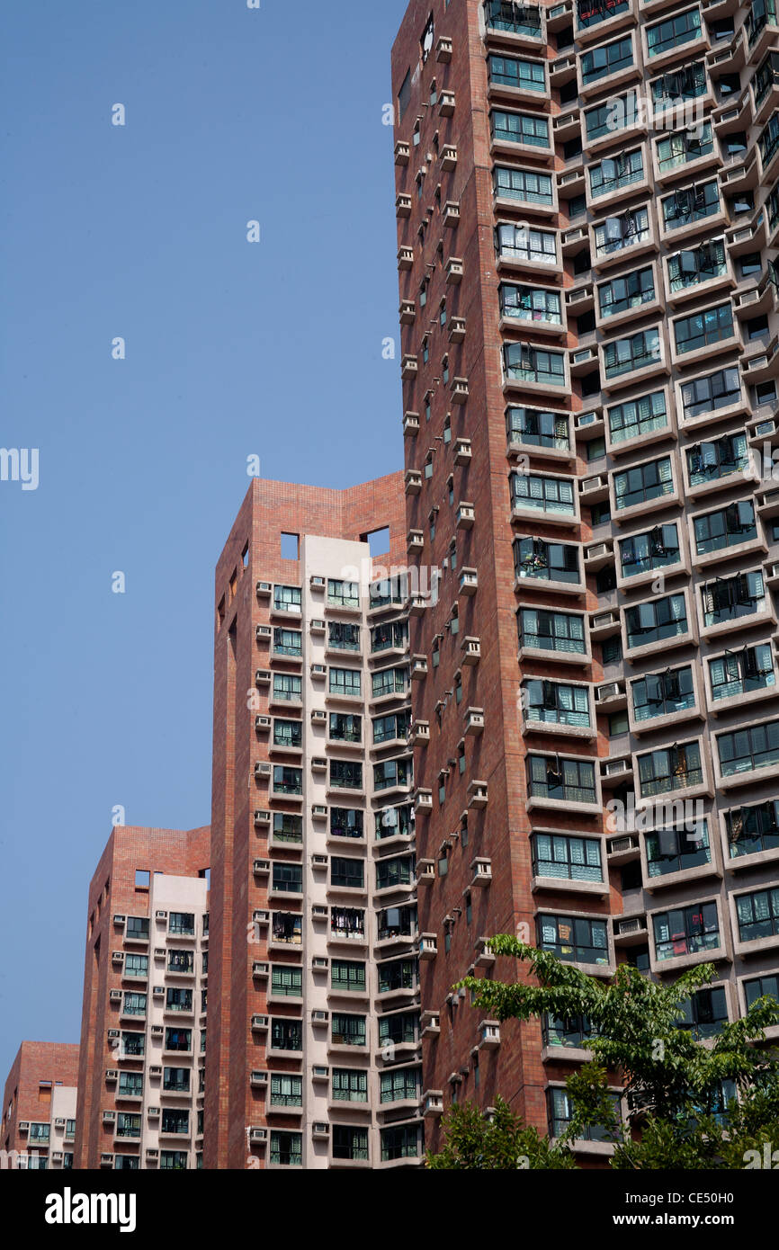 Apartment blocks at ShaTin Hong Kong SAR China Stock Photo Alamy