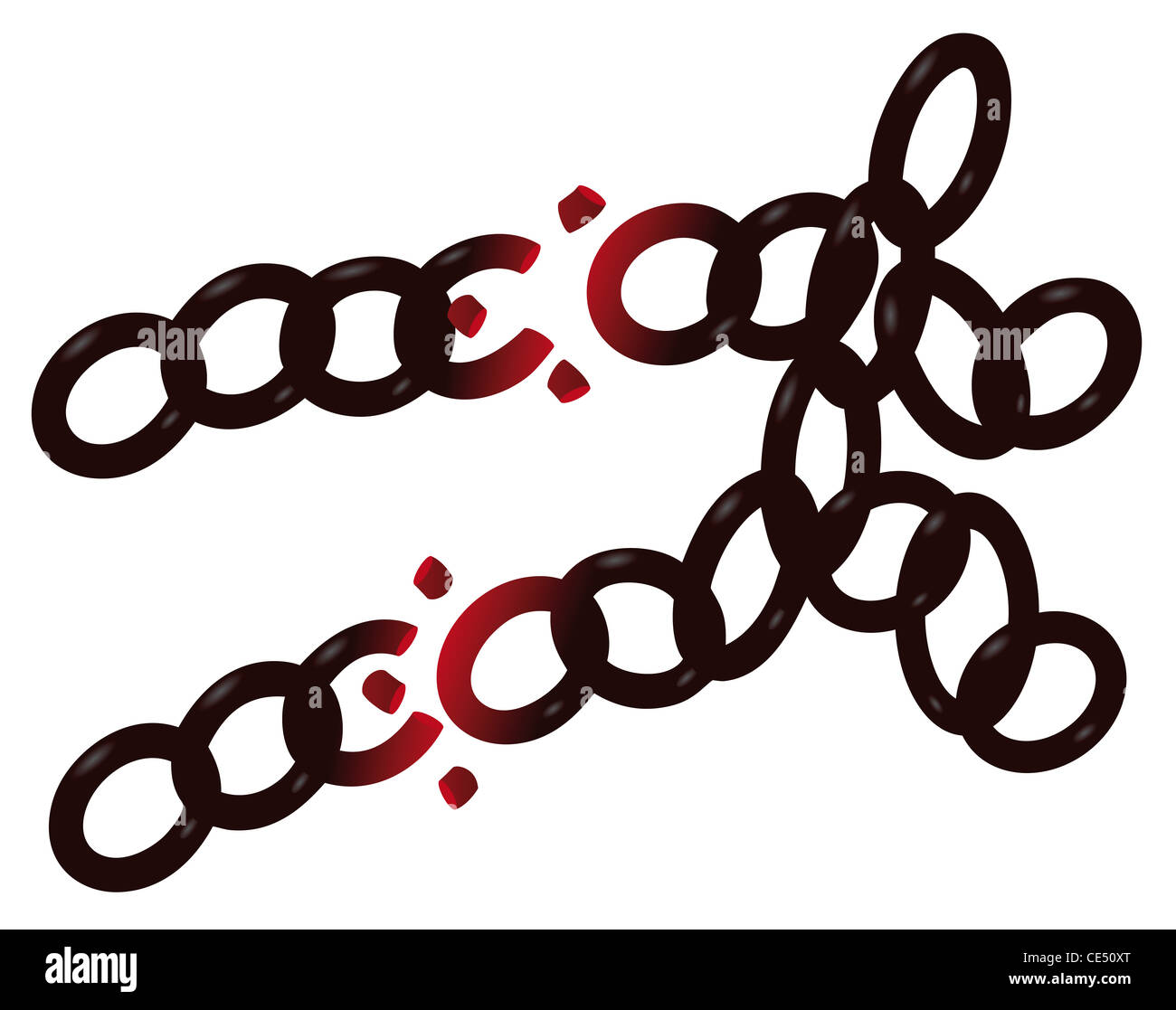 Black slavery breaking chains hi-res stock photography and images - Alamy