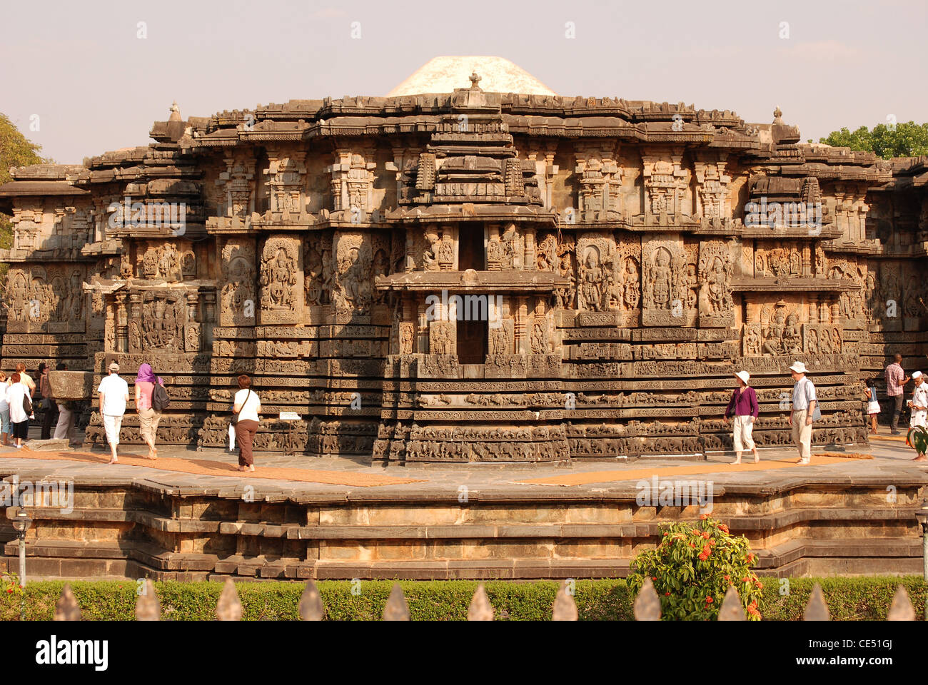 Hoysaleswara temple at halebid,karnataka, india. this hoysala