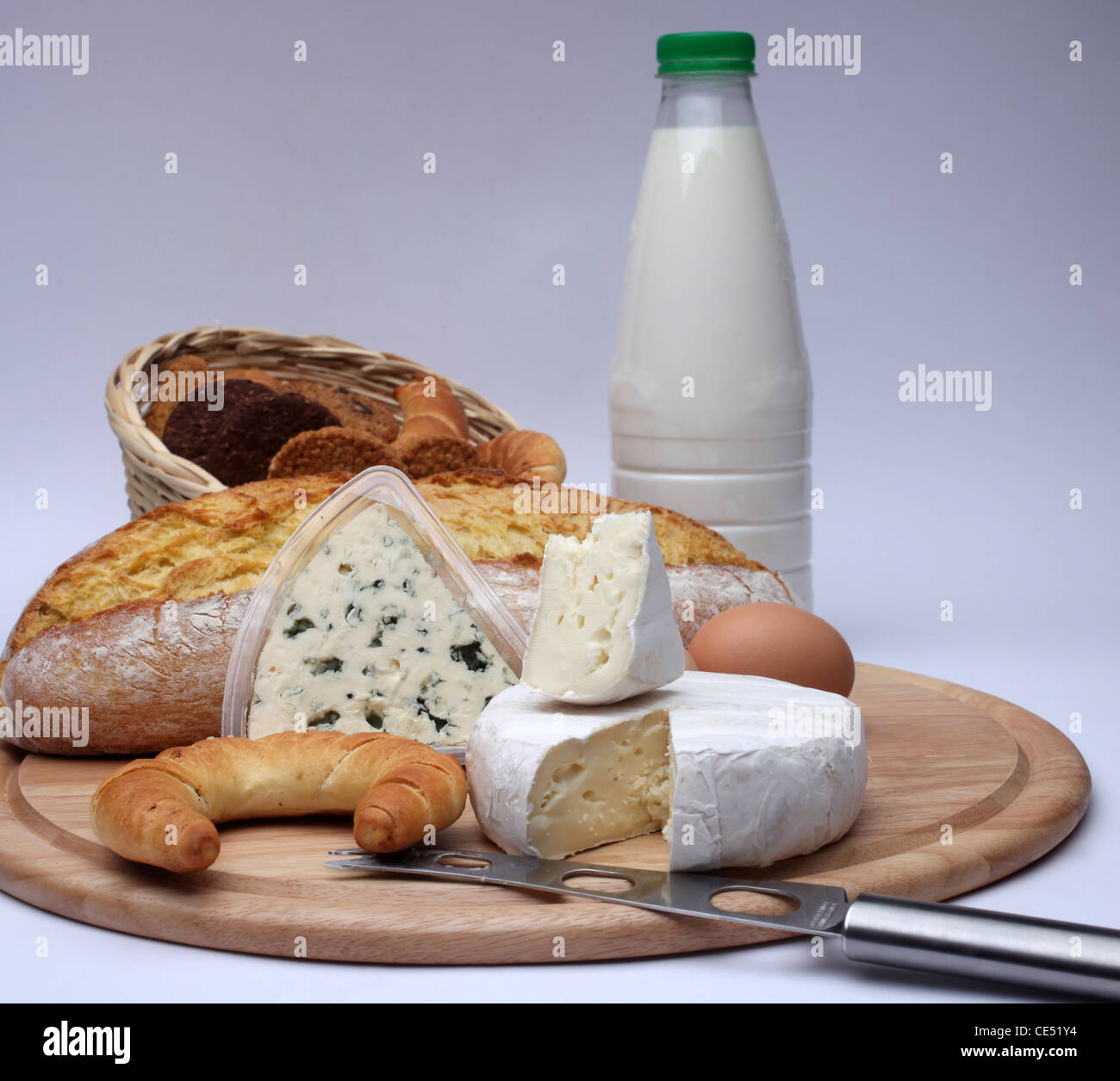 Milk cheese egg hi-res stock photography and images - Alamy