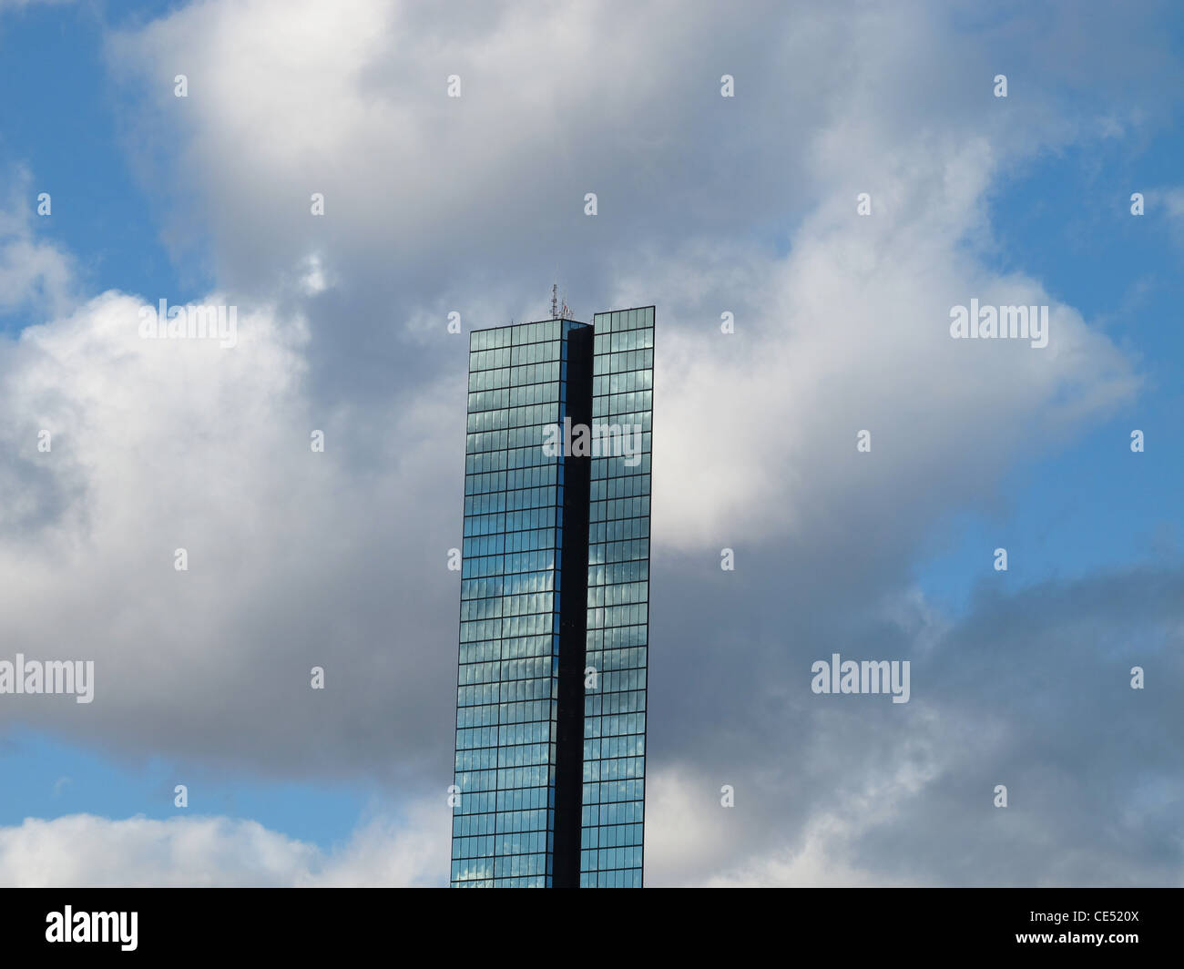 John Hancock Tower in Copley Square, Boston, Massachusetts Stock Photo