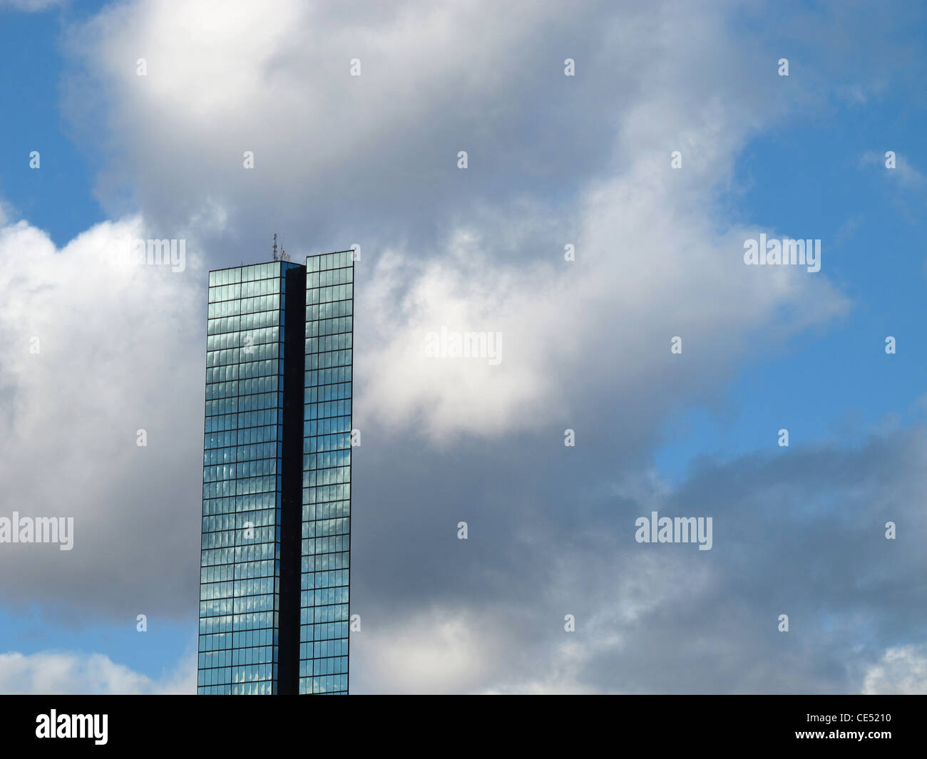 John Hancock Tower in Copley Square, Boston, Massachusetts Stock Photo