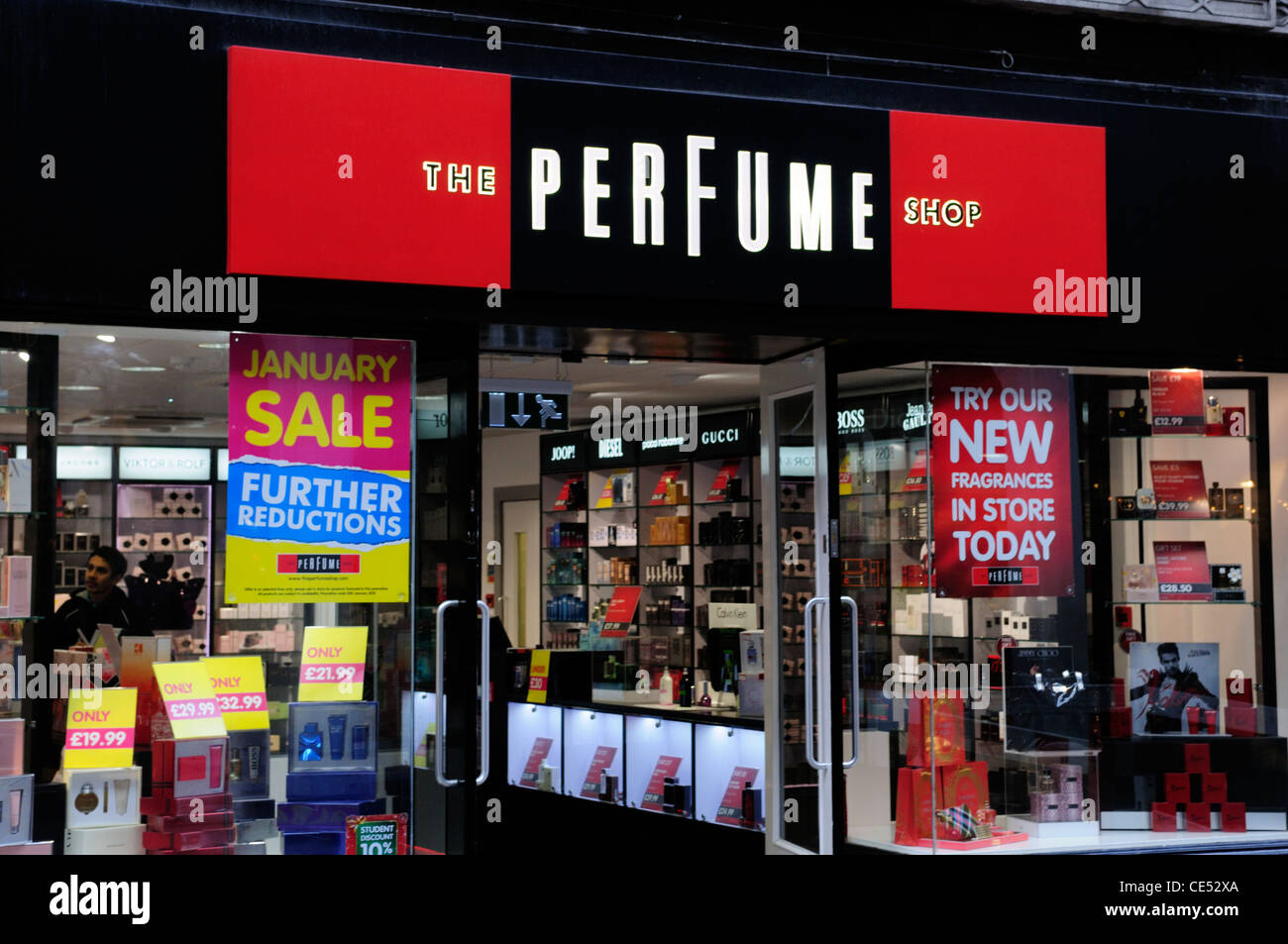 The Perfume Shop, Cambridge, England, UK Stock Photo - Alamy