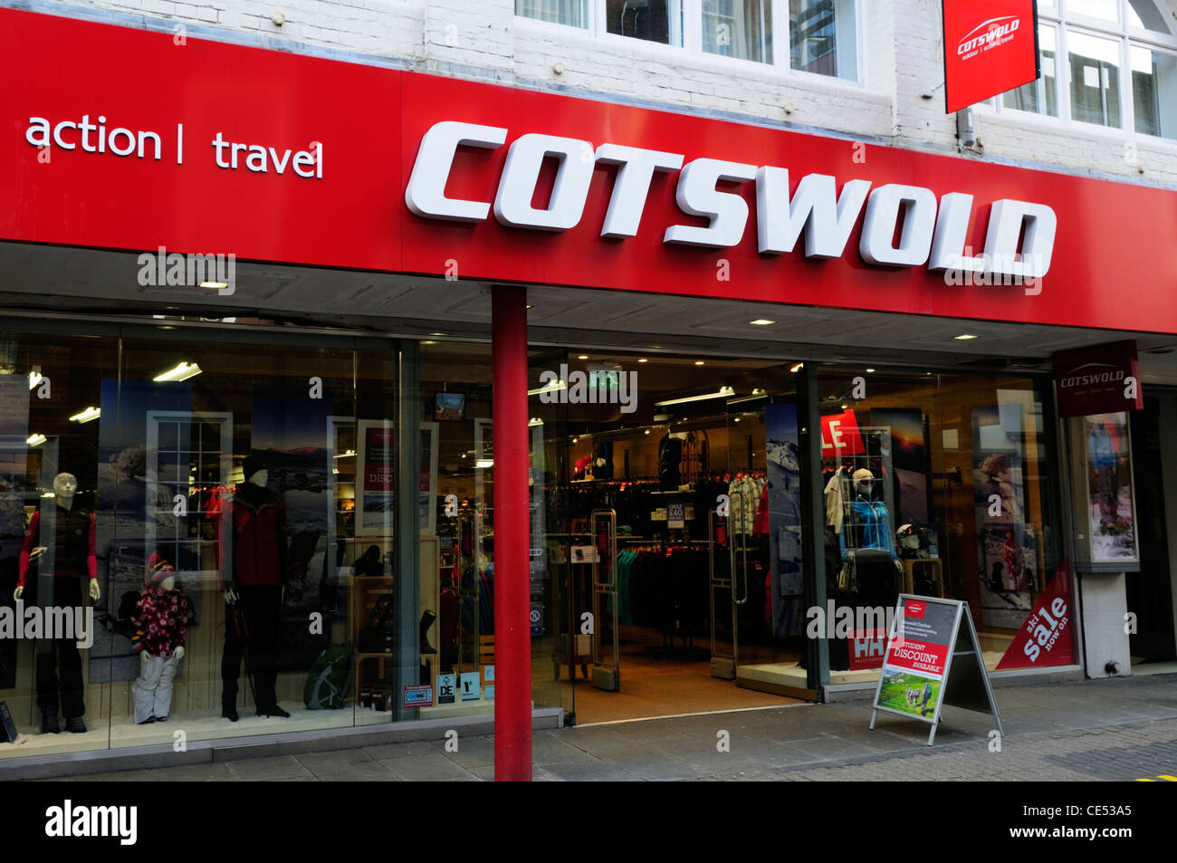 Cotswold Outdoor Shop, Cambridge, England, UK Stock Photo
