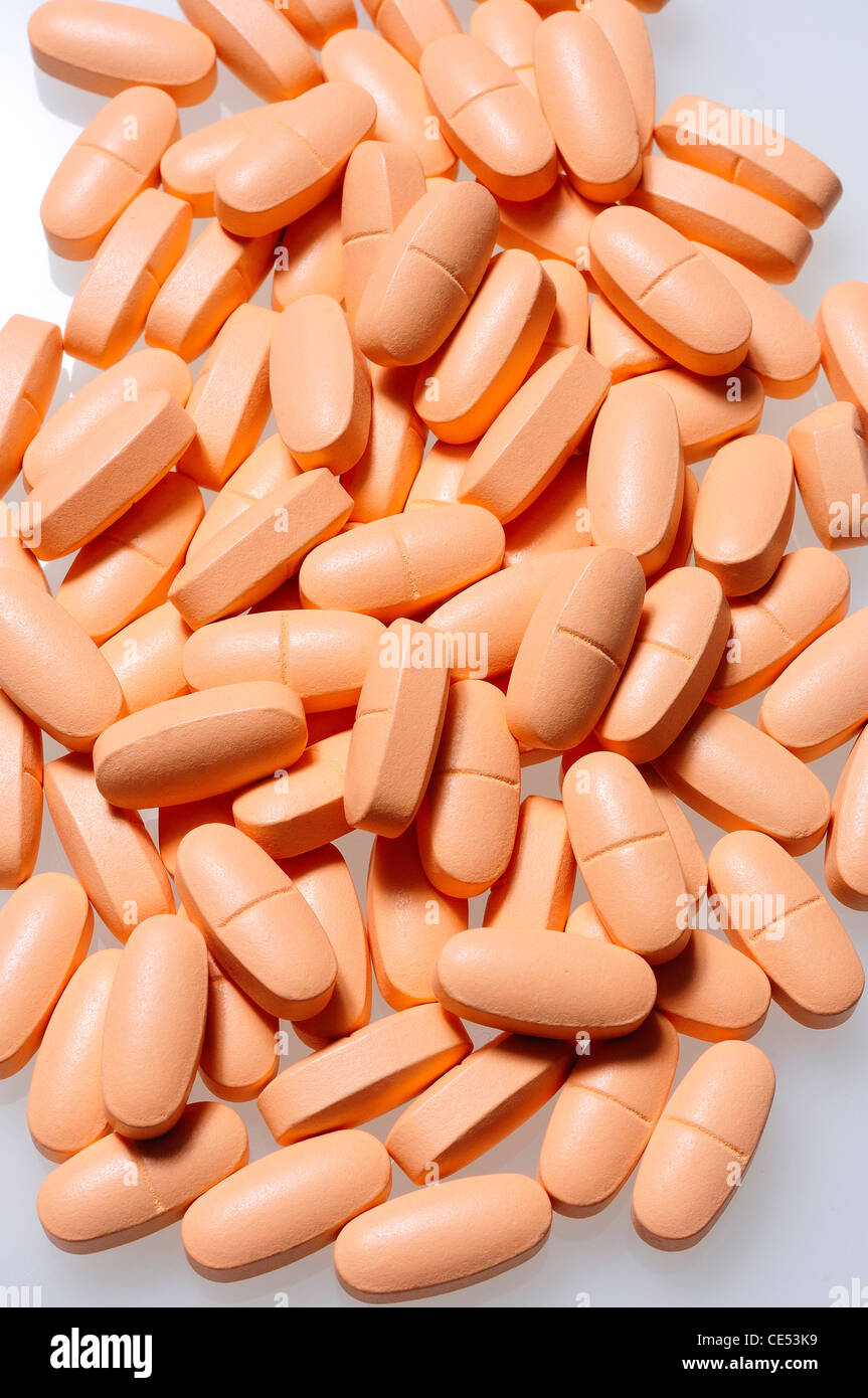 Bunch of multi Vitamins with antioxidants Stock Photo Alamy