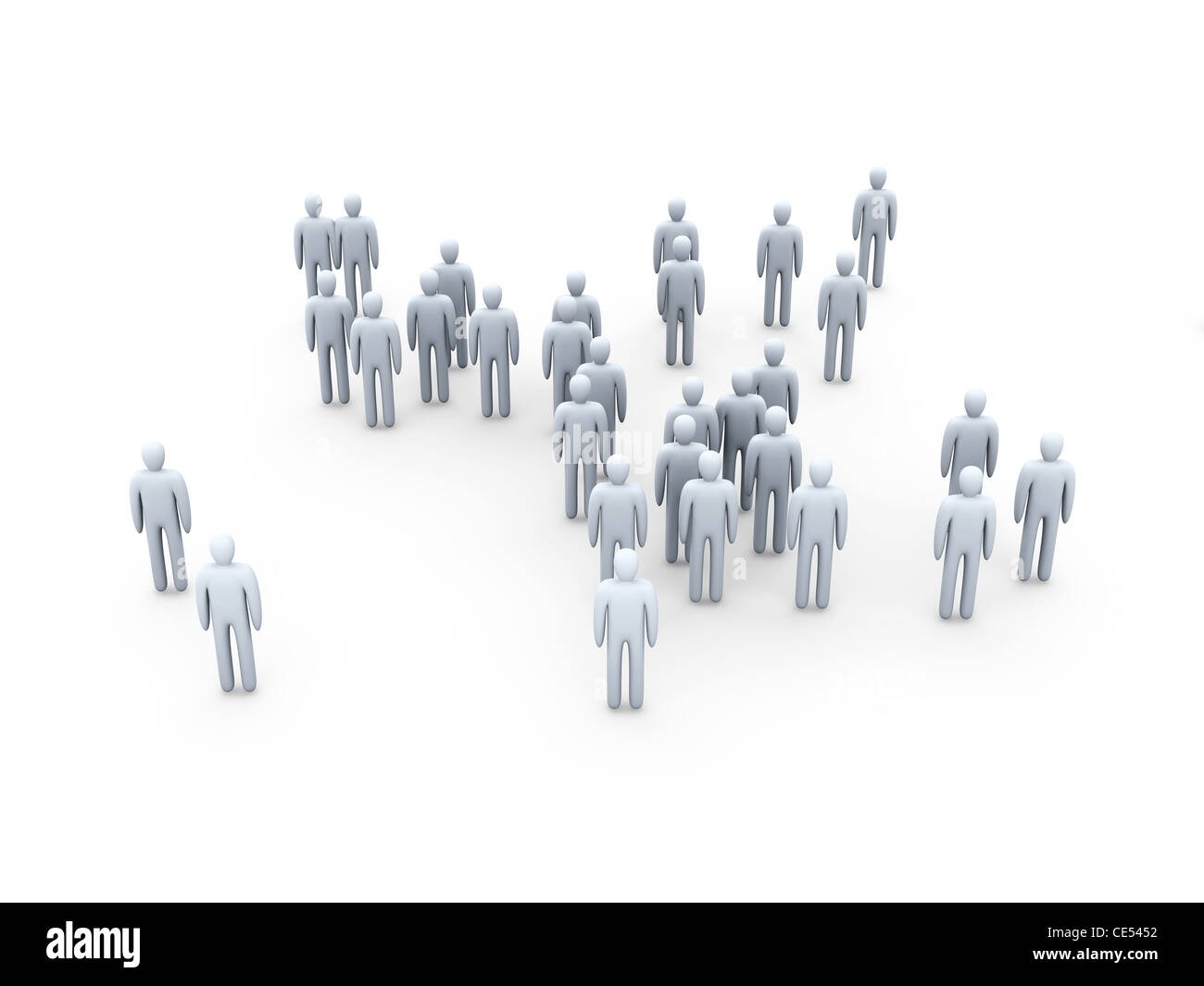 Anonymous crowd Cut Out Stock Images & Pictures - Alamy