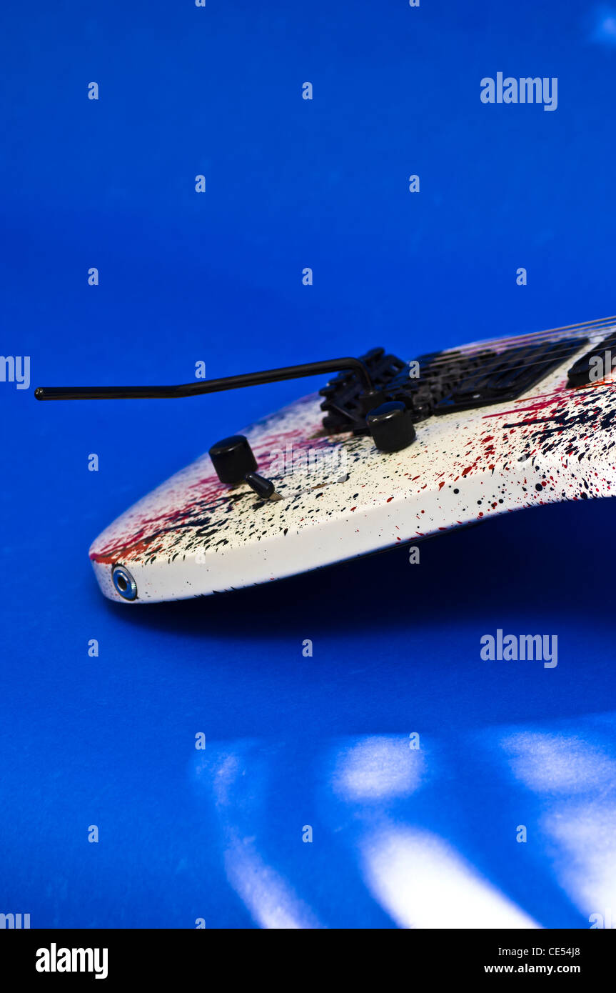 Electric Guitar Sections Close Ups Stock Photo - Alamy