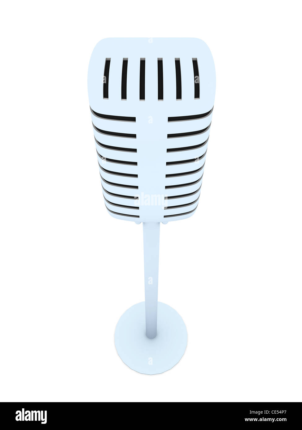 Microphone radio illustration Cut Out Stock Images & Pictures - Alamy