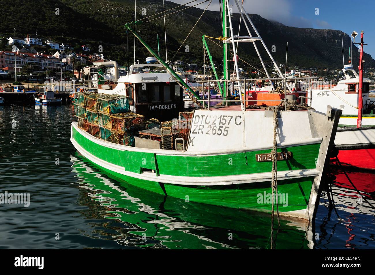images Sea Fishing Boats For Sale South Africa https www alamy com stock photo colourful fishing boats in fish hoek harbour cape peninsula western 43139481 html