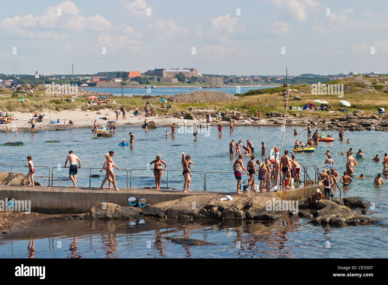 Family bathing sweden hi-res stock photography and images - Alamy