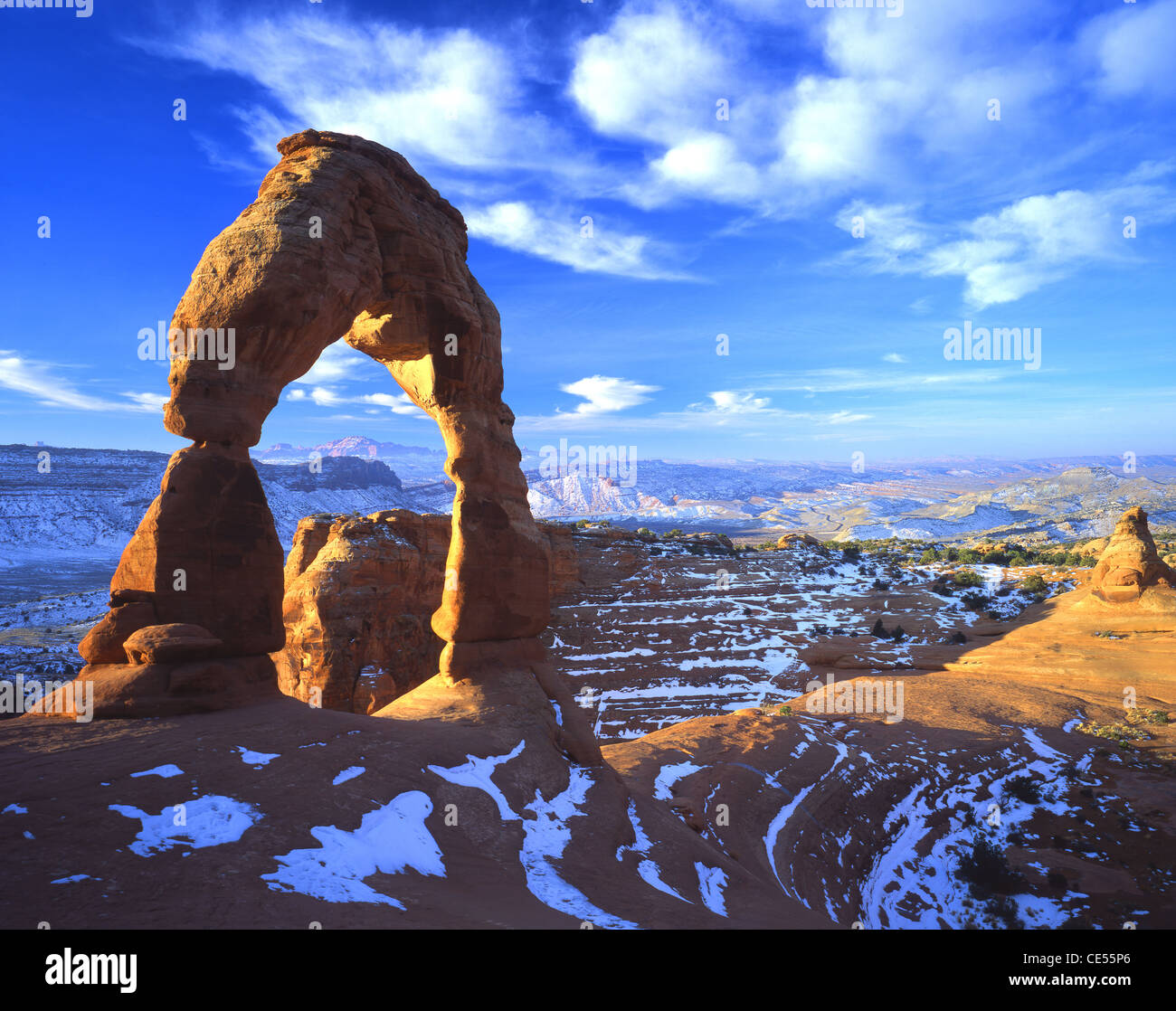 Delicate arch sunrise arches hi-res stock photography and images - Alamy