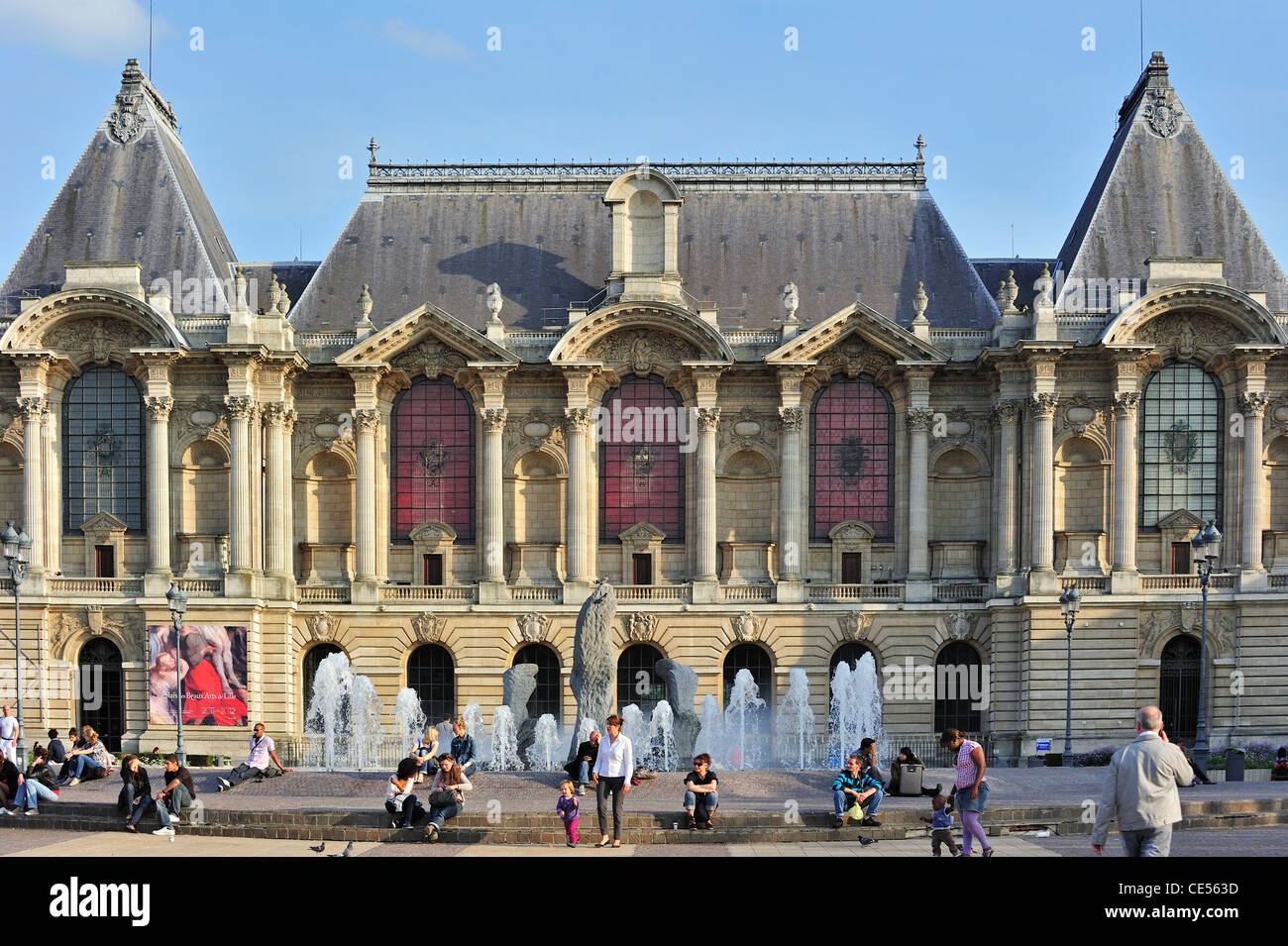 The Palais des Beaux-Arts de Lille / Lille Palace of Fine Arts, France Stock Photo