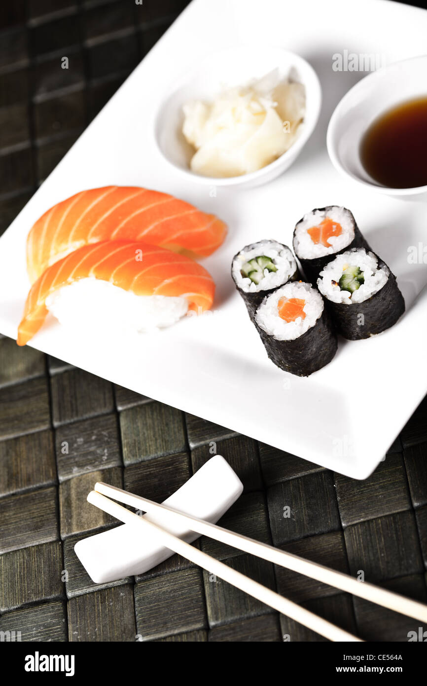 Sushi.Traditional Japanese food Stock Photo - Alamy