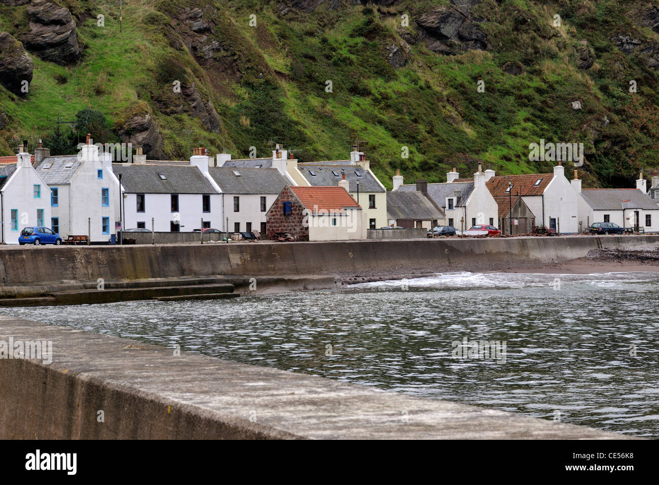The protected village of Pennan, Aberdeenshire, Scotland, UK Stock