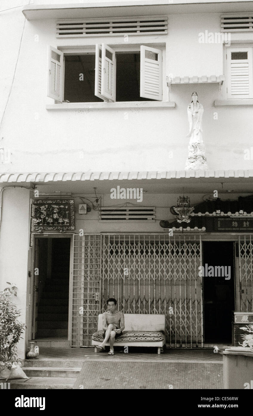 Travel Photography - Street scene in Little India in Singapore in Southeast Asia Far East. People City Life Lifestyle Stock Photo