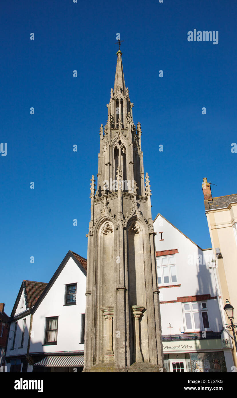 The market cross on the town square of Glastonbury Somerset UK Stock Photo