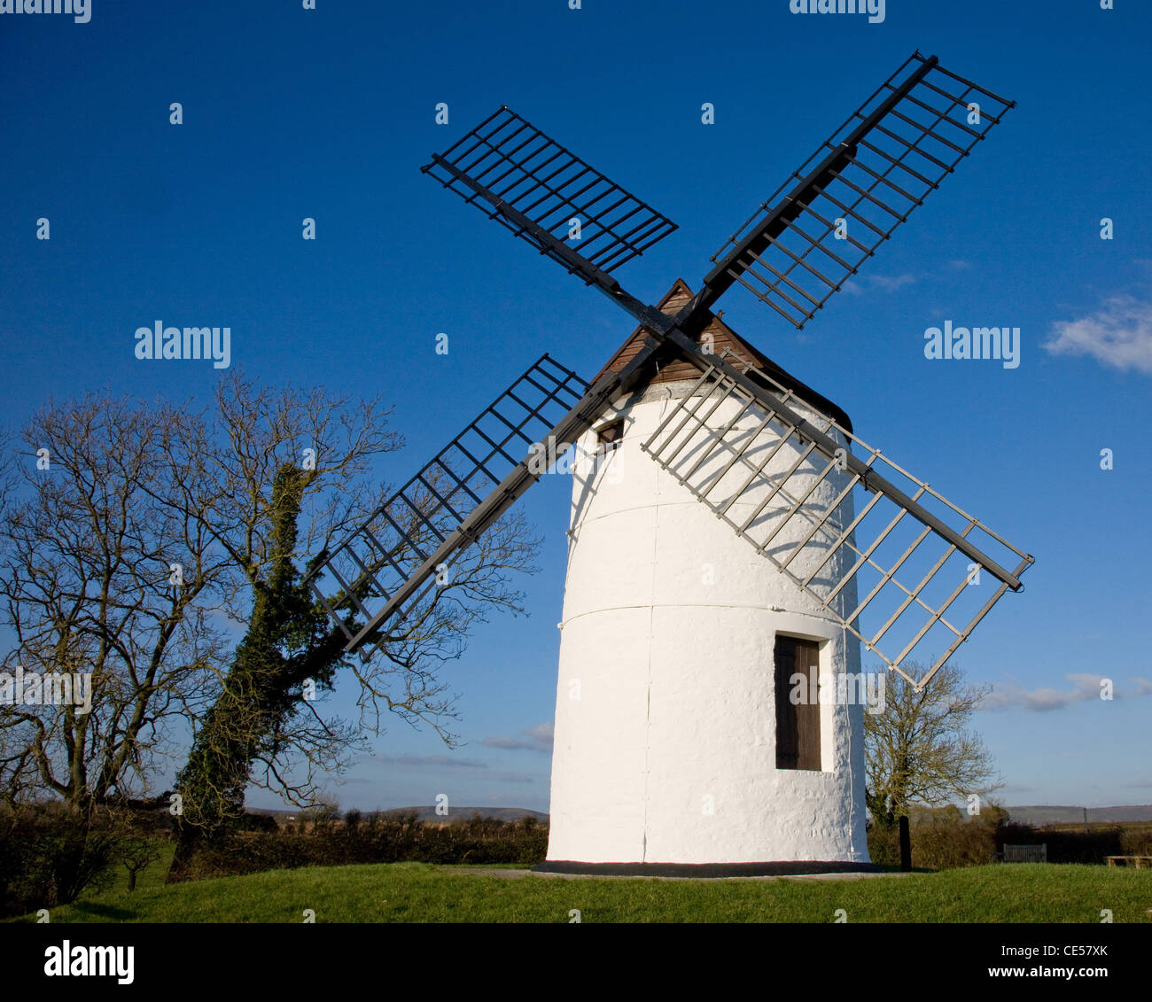 Ashton Windmill near Chapel Allerton in Somerset UK Stock Photo