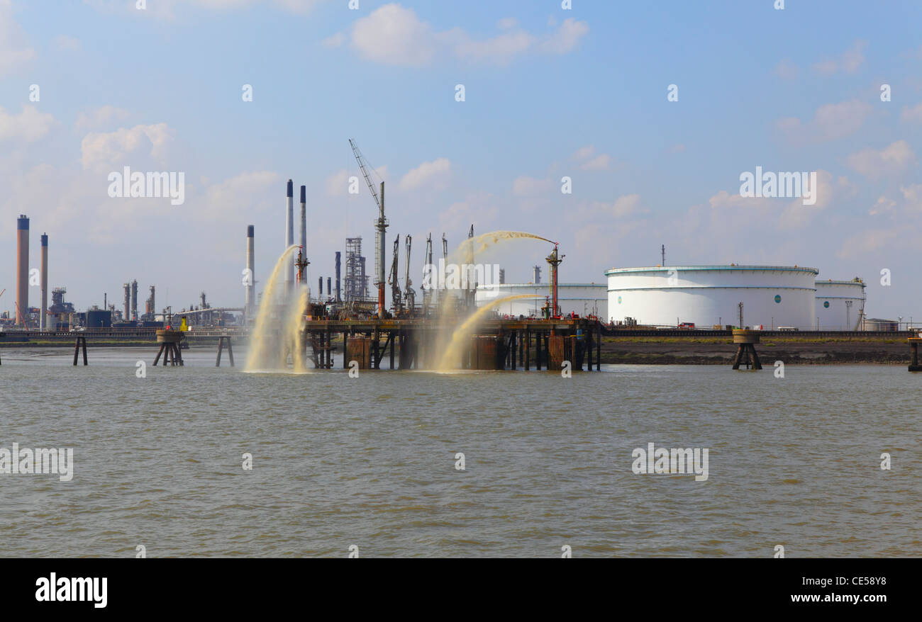 Coryton Oil Refinery Essex Thames Estuary UK GB Stock Photo - Alamy