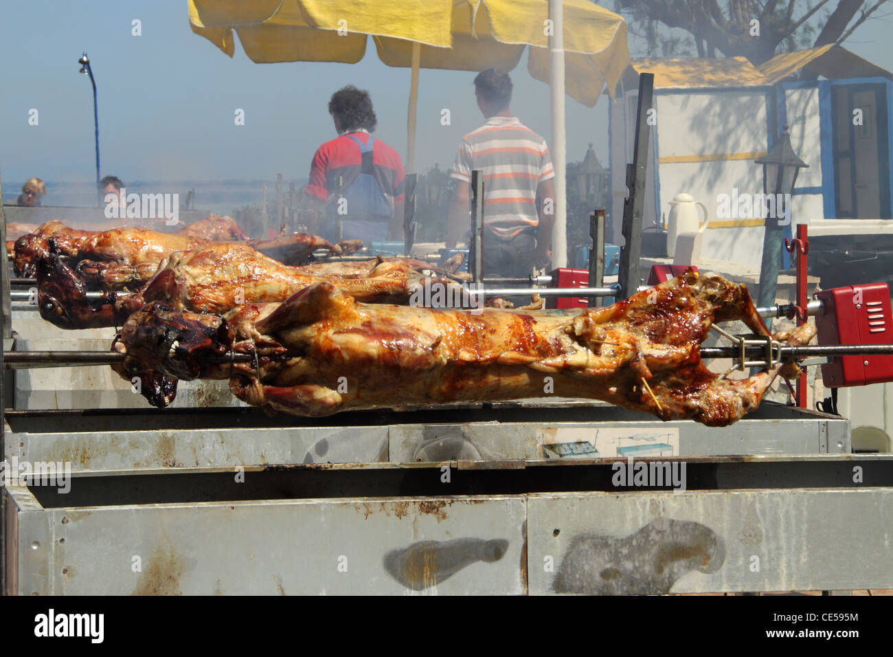 Spit roast lamb, greece hires stock photography and images Alamy