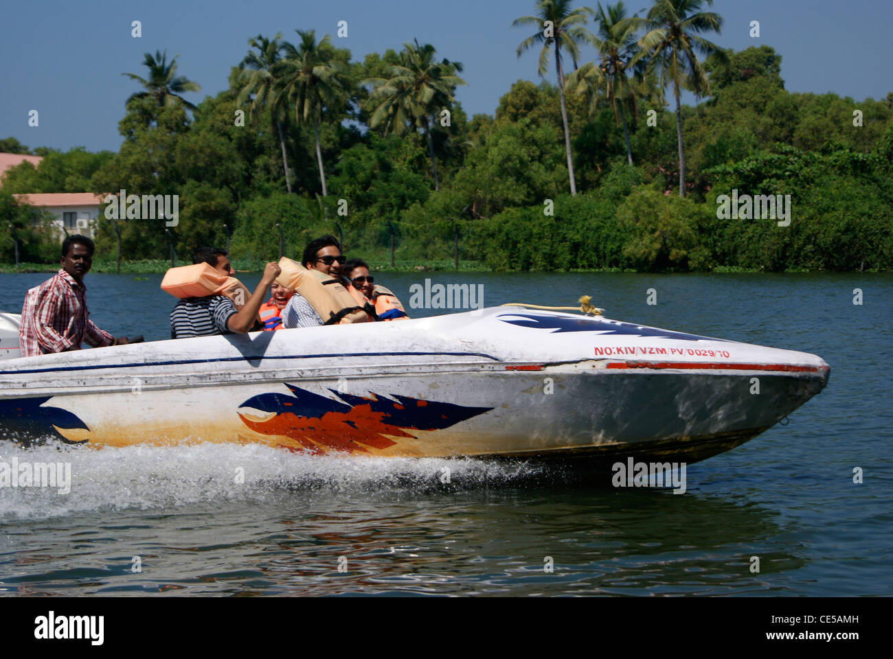 Speed boat Cut Out Stock Images & Pictures - Alamy