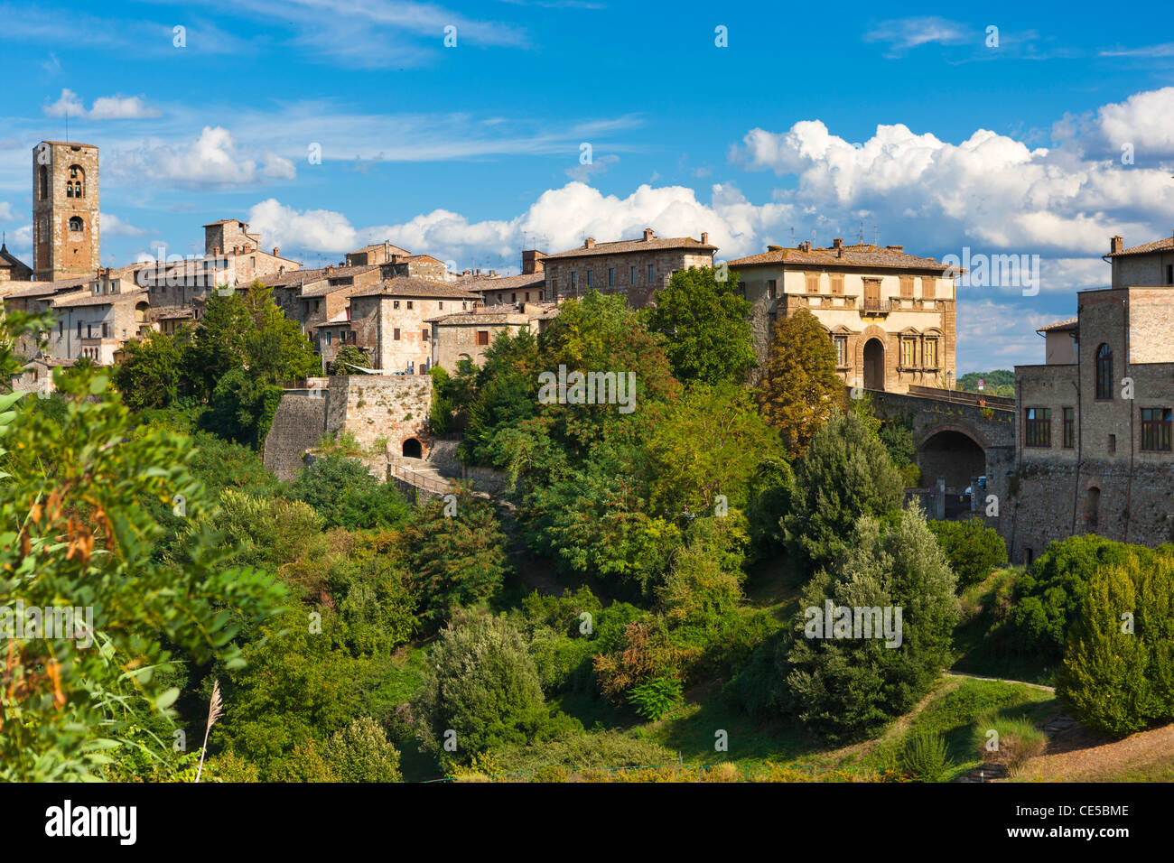 Colle di Val d'Elsa or Colle Val d'Elsa is a town and comune in Tuscany, Province of Siena, Italy, Europe Stock Photo