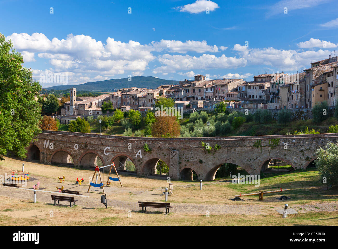 Colle di Val d'Elsa or Colle Val d'Elsa is a town and comune in Tuscany, Province of Siena, Italy, Europe Stock Photo