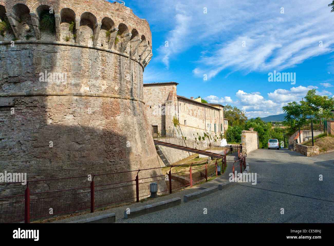 Colle di Val d'Elsa or Colle Val d'Elsa is a town and comune in Tuscany, Province of Siena, Italy, Europe Stock Photo