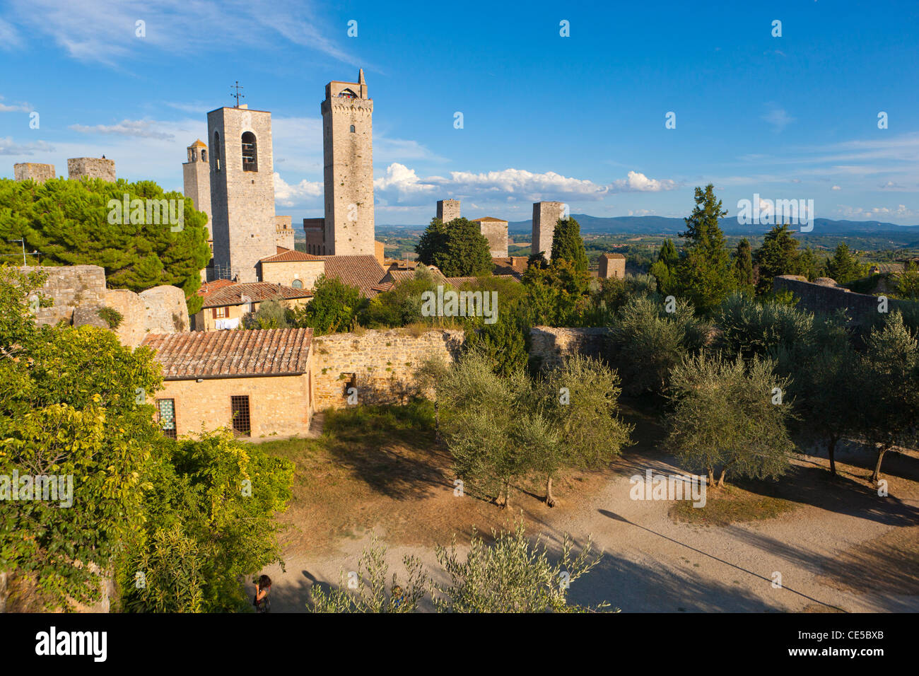San Gimignano, UNESCO World Heritage, Siena province, Tuscany, Italy, Europe Stock Photo