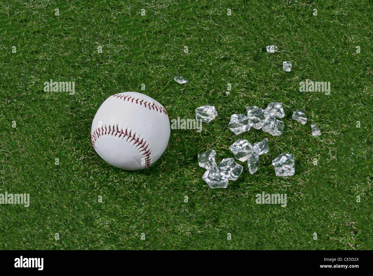 Broken Glass Ball Stock Photos & Broken Glass Ball Stock Images - Alamy