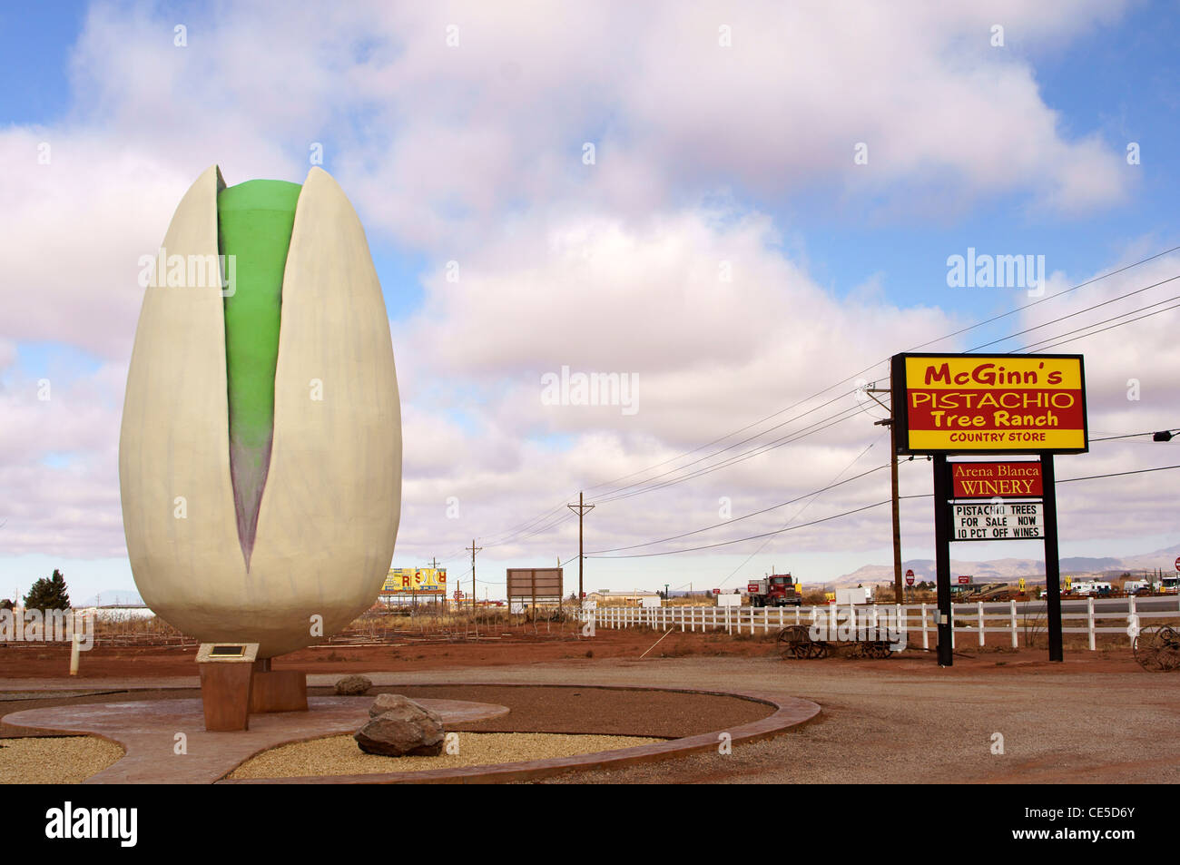 mcginns pistachio tree ranch alamogordo new mexico nm pistacia Stock Photo 43146067 Alamy