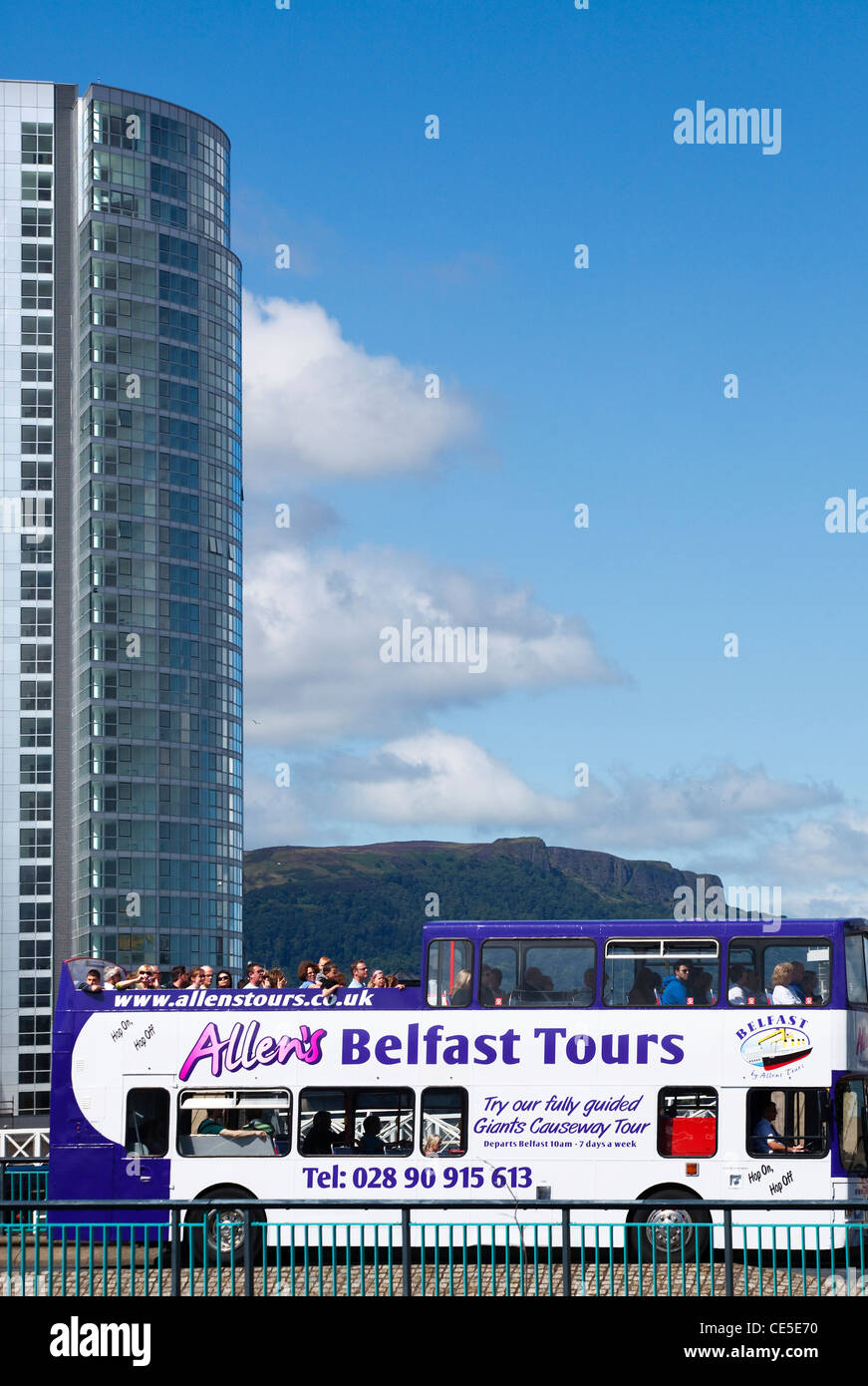 Obel tower, Belfast, Northern Ireland Stock Photo