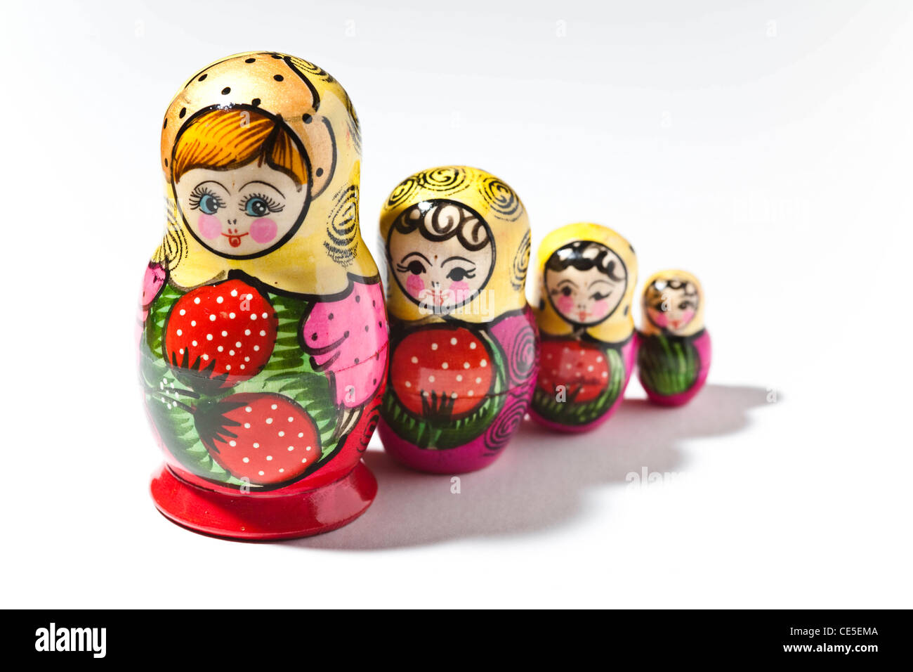 Russian Dolls Stock Photo