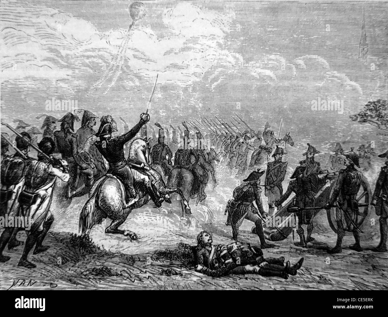 Battle of Fleurus (26 June 1794) French Victory under General Jean