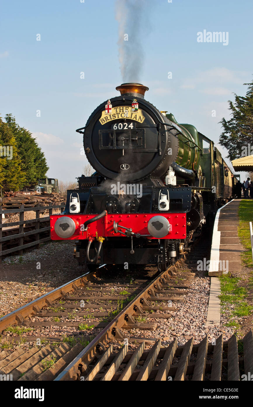 Steam Train 'The Bristolian' Stock Photo