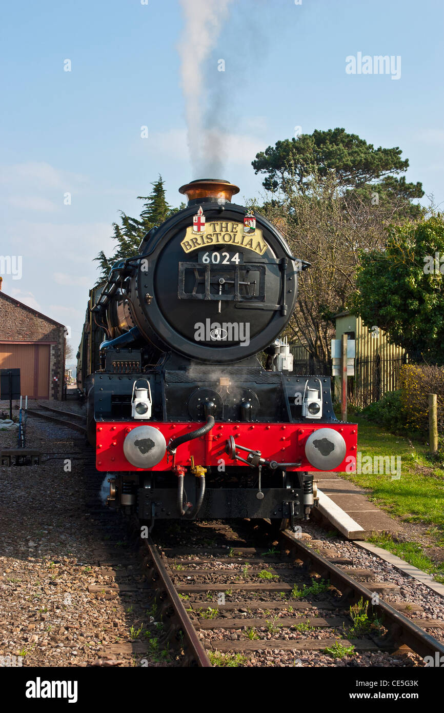 Old Steam Train 'The Bristolian' Stock Photo