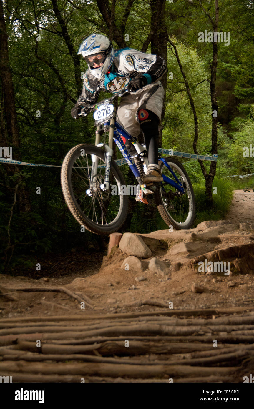 Scottish downhill series Nevis range Fort William Stock Photo Alamy