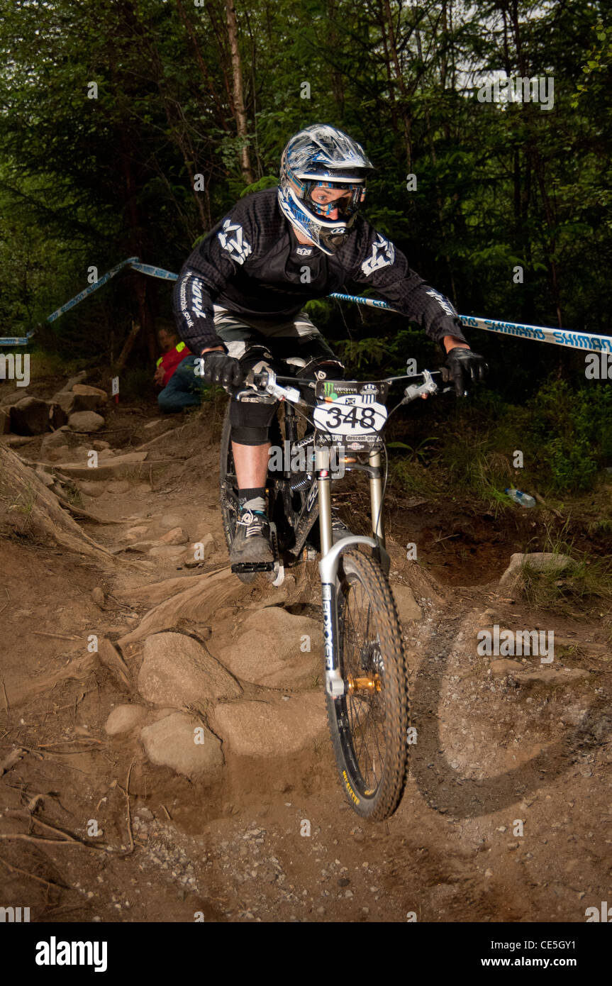 Scottish downhill series Nevis range Fort William Stock Photo Alamy