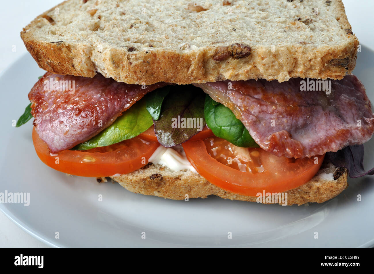 Bacon lettuce tomato sandwich hires stock photography and images Alamy