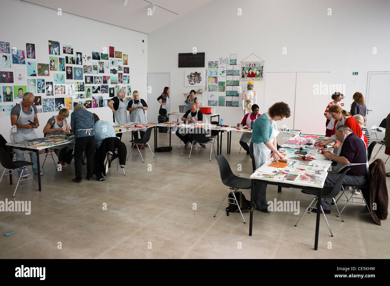 A visual arts course for adults run by the University of the Creative