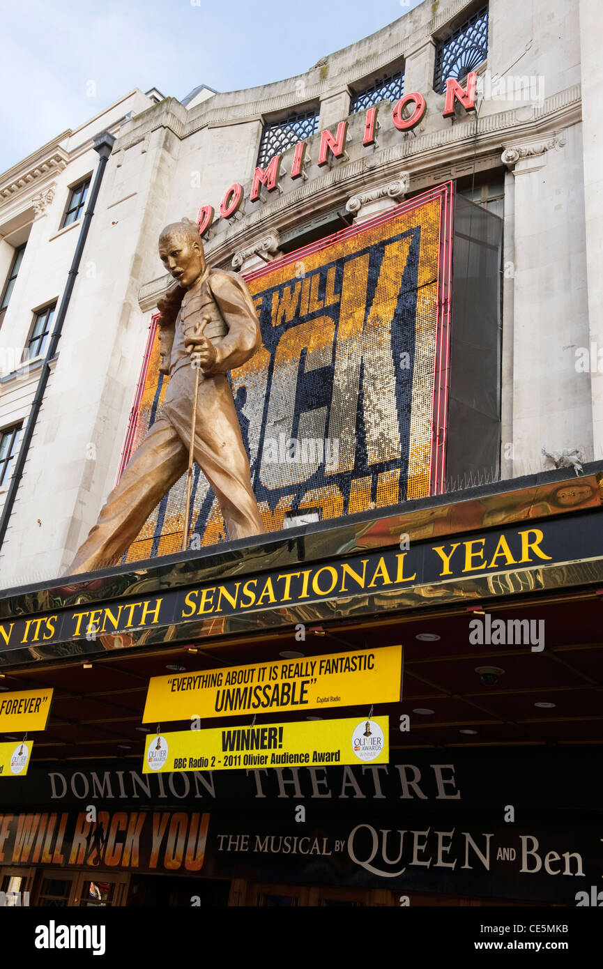Tottenham Court Road West End London the Dominion Theatre theater smash hit show revue musical