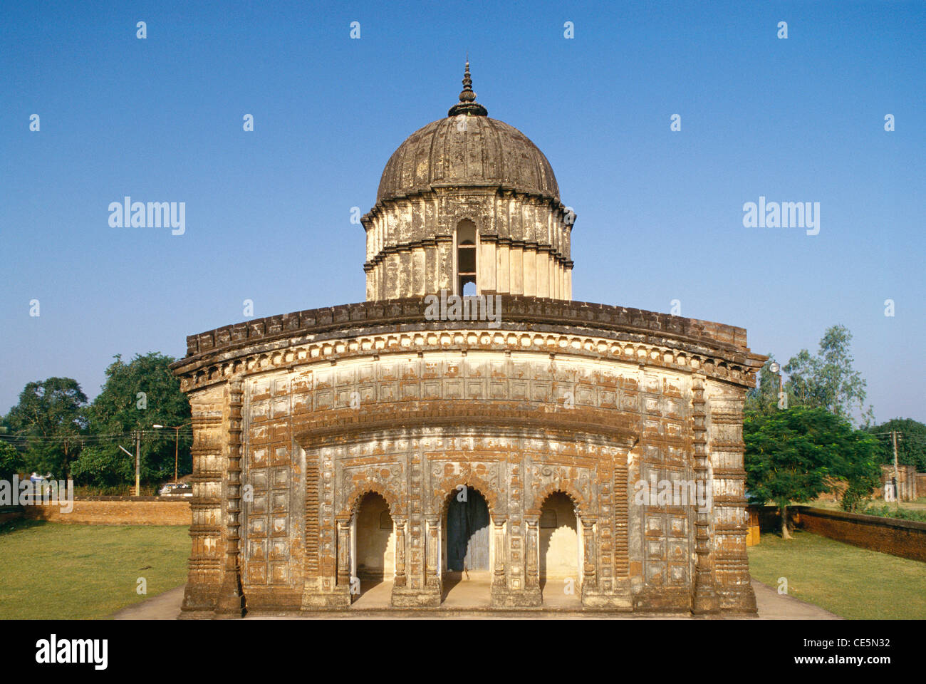 Radha Shyam Mandir Terracotta Temple Bishnupur West Bengal India Stock 