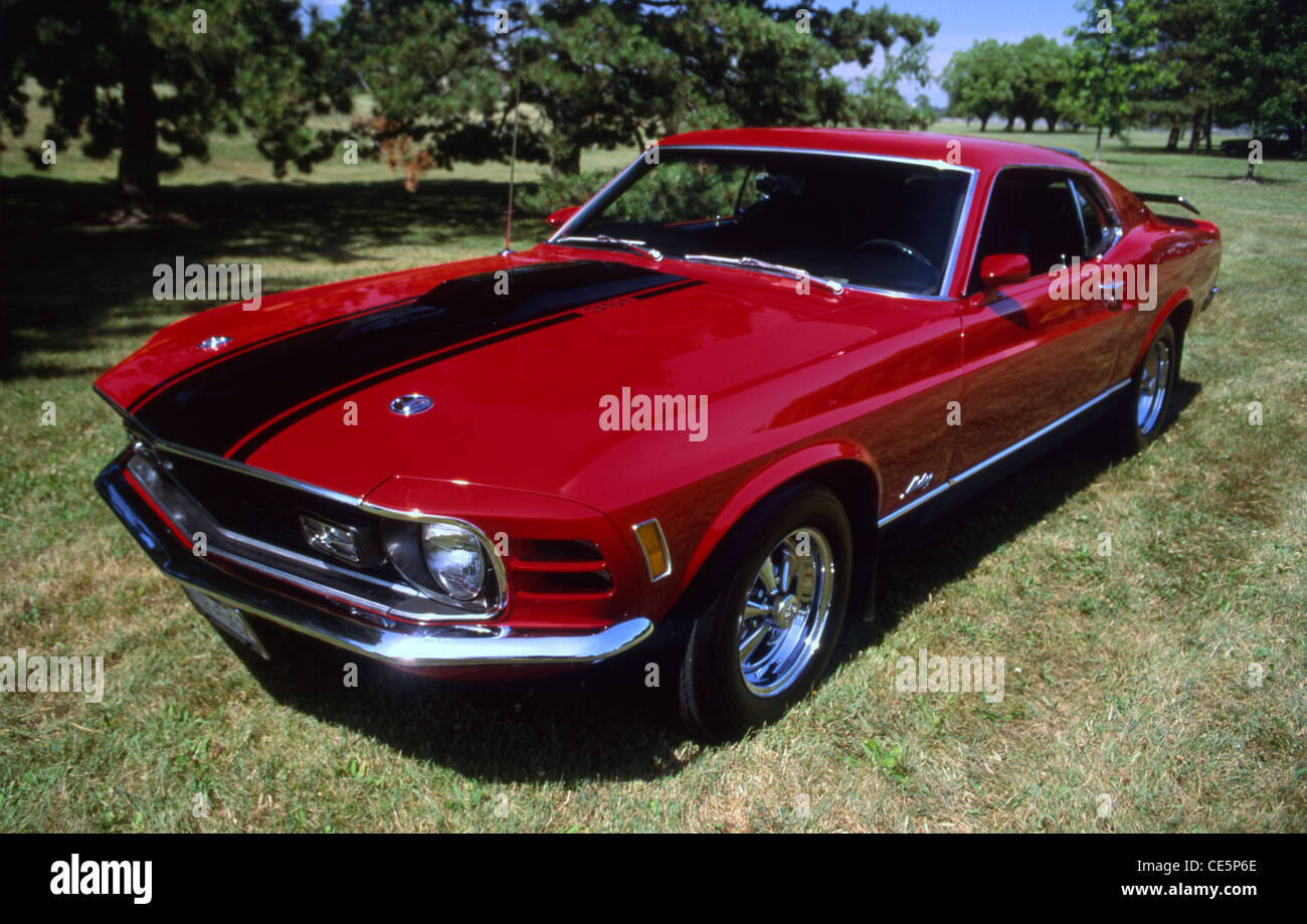 1970 Ford Mustang Mach 1 Stock Photo - Alamy