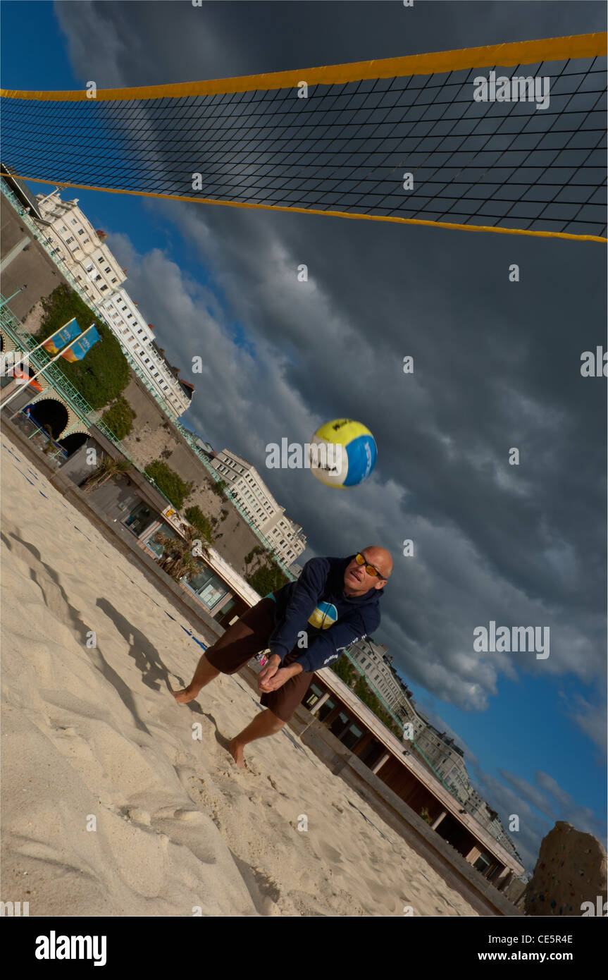 Yellowave Beach Sports Centre, Brighton Stock Photo