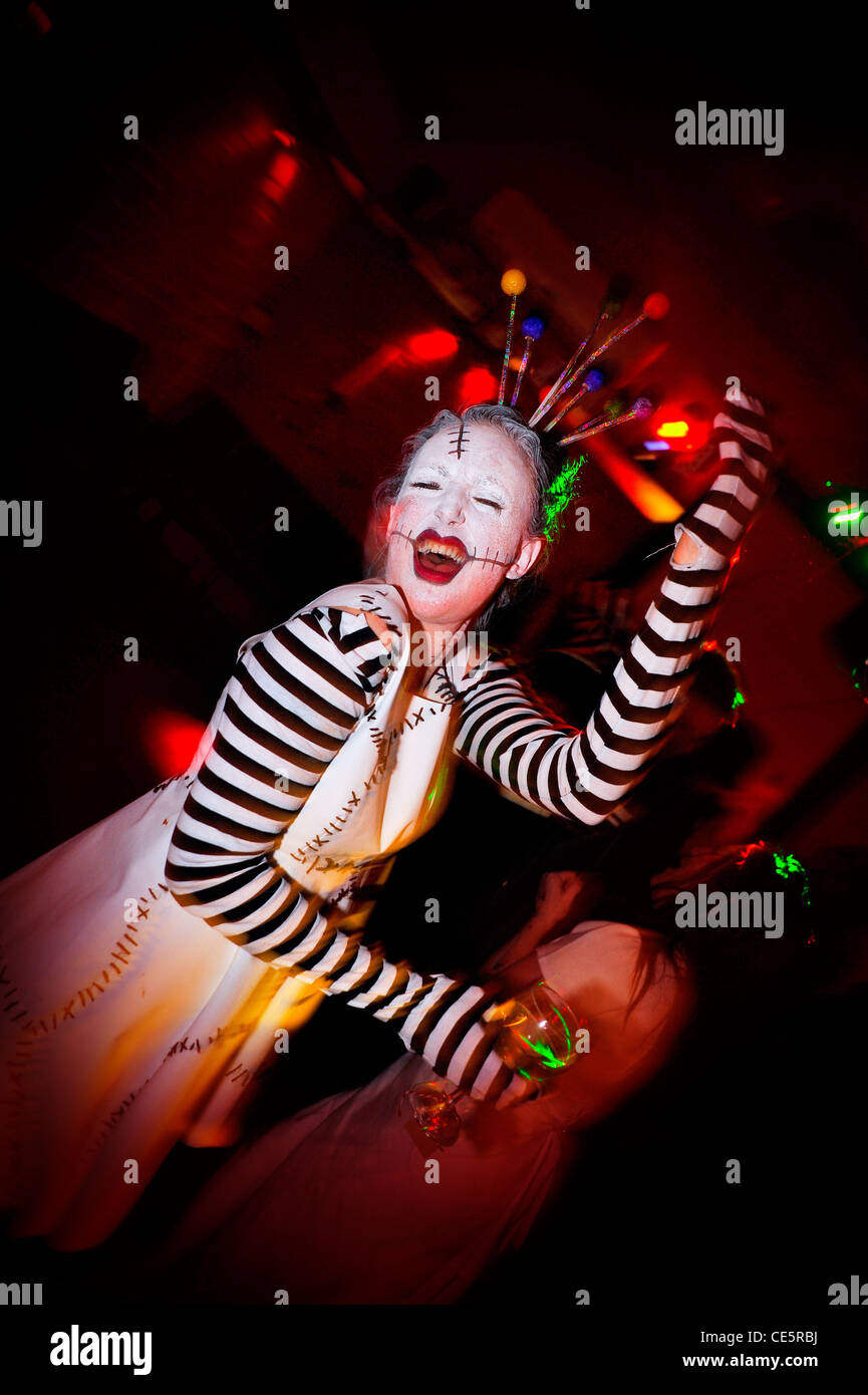 Fancy dress party in the theme of film director Tim Burton Stock Photo -  Alamy