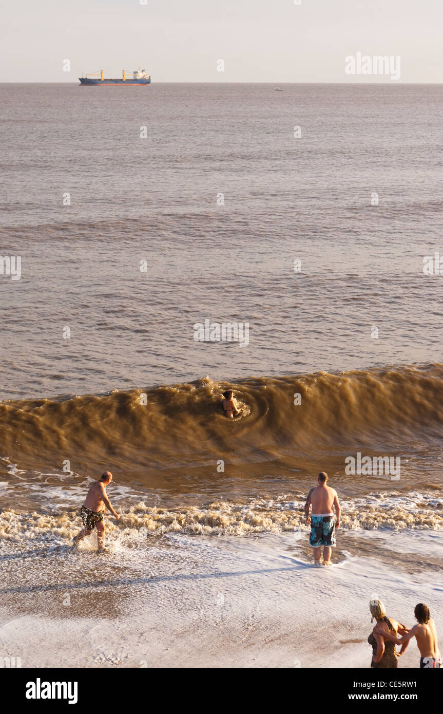 Swimming in the english sea hi-res stock photography and images - Alamy