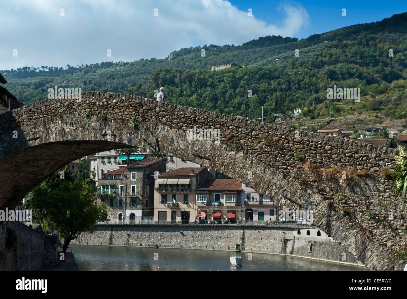 The village of Dolceacqua. Liguria. Italy Stock Photo