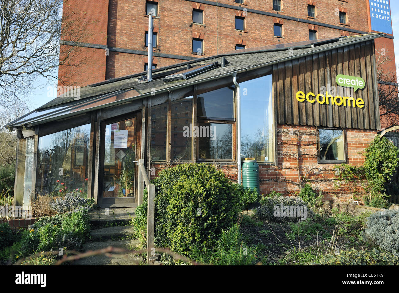 Eco house, Create Centre, Bristol Stock Photo Alamy