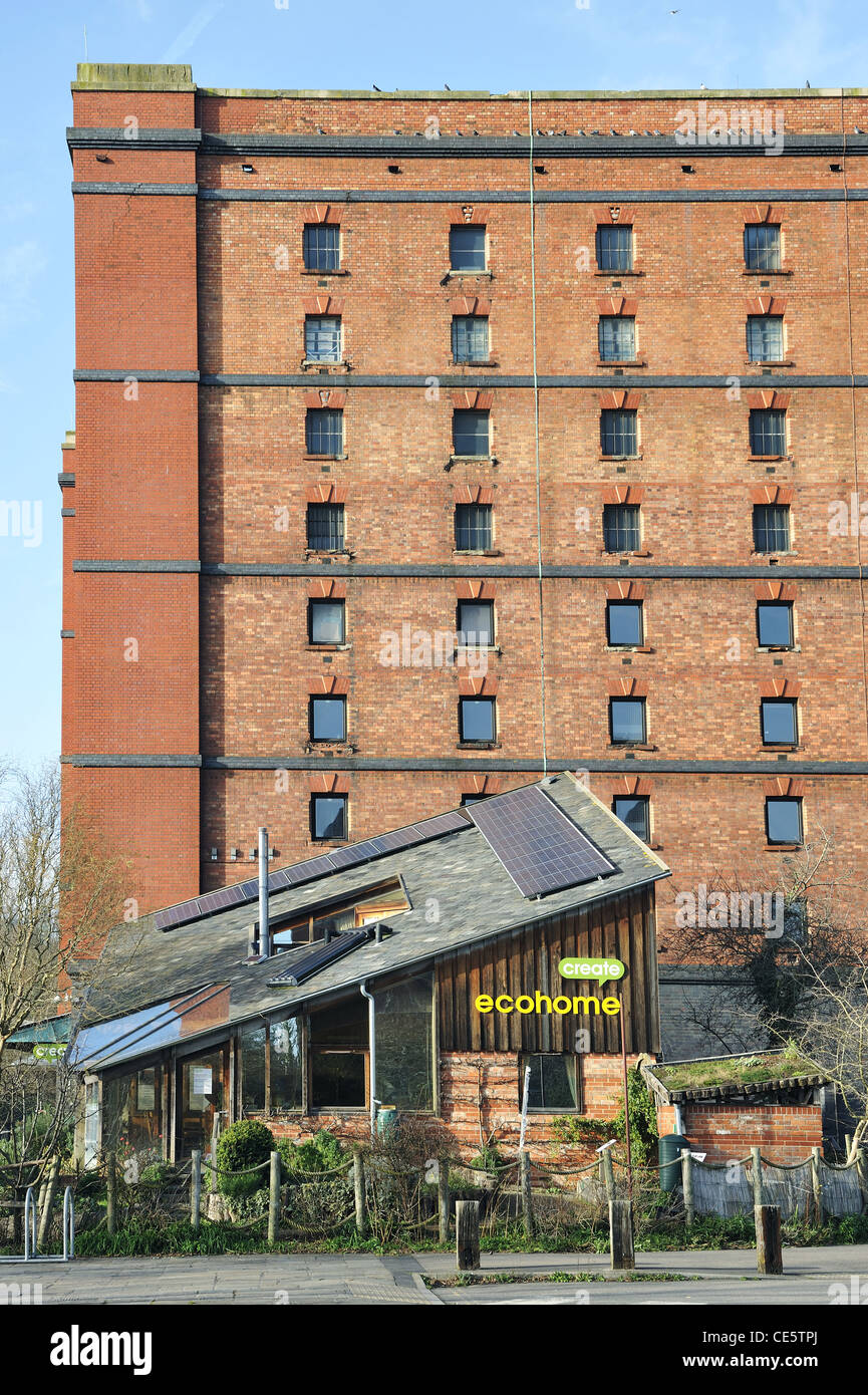Eco house, Create Centre, Bristol Stock Photo Alamy